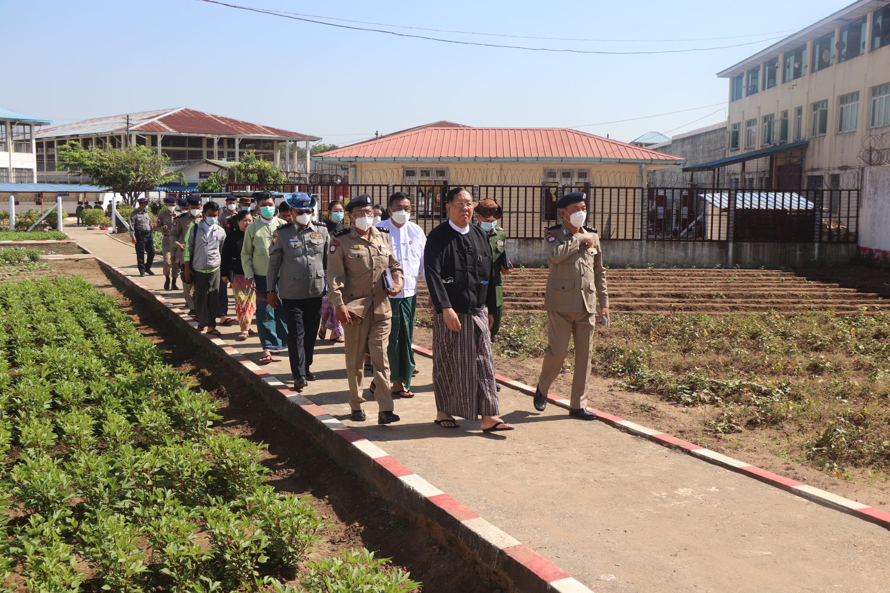 ပြည်ထောင်စုတရားသူကြီးချုပ် ကျိုက်မရောဗဟိုအကျဉ်းထောင်ကြည့်ရှုစစ်ဆေး